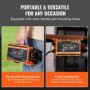 imageVEVOR 36 Volt Golf Cart Battery Charger 12 AMP Smart Battery Charger with DStyle Plug Compatible with LeadAcid AGMGelEFB MF NMC LiFePO4 Batteries for EZGO TXT IP67 Waterproof ETL Certified48V 15A For 3Pin Round Plug