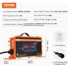 imageVEVOR 36 Volt Golf Cart Battery Charger 12 AMP Smart Battery Charger with DStyle Plug Compatible with LeadAcid AGMGelEFB MF NMC LiFePO4 Batteries for EZGO TXT IP67 Waterproof ETL Certified48V 15A For 3Pin Round Plug