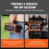 imageVEVOR 36 Volt Golf Cart Battery Charger 12 AMP Smart Battery Charger with DStyle Plug Compatible with LeadAcid AGMGelEFB MF NMC LiFePO4 Batteries for EZGO TXT IP67 Waterproof ETL Certified36V 12A For DStyle Plug