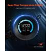 imageVEVOR CPU Liquid Cooler AIO CPU Water Cooler  360mm PWM Fans amp Pump Freestyle Images GIFS MP4  or Speed in 21 LCD Display Fits Intel 115X1366201117001200 AMD AM4AM5240 mm PWM Fans
