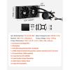 imageVEVOR CPU Liquid Cooler AIO CPU Water Cooler  360mm PWM Fans amp Pump Freestyle Images GIFS MP4  or Speed in 21 LCD Display Fits Intel 115X1366201117001200 AMD AM4AM5240 mm PWM Fans
