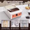 imageVEVOR Chocolate Tempering Machine 9 Lbs 2 Tanks Chocolate Melting Pot TEMP Control 86185 1500W Stainless Steel Electric Commercial Food Warmer For ChocolateMilkCream Melting and Heating2 Tank 176 LB