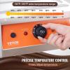 imageVEVOR Chocolate Tempering Machine 9 Lbs 2 Tanks Chocolate Melting Pot TEMP Control 86185 1500W Stainless Steel Electric Commercial Food Warmer For ChocolateMilkCream Melting and Heating2 Tank 176 LB