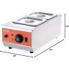 imageVEVOR Chocolate Tempering Machine 9 Lbs 2 Tanks Chocolate Melting Pot TEMP Control 86185 1500W Stainless Steel Electric Commercial Food Warmer For ChocolateMilkCream Melting and Heating2 Tank 9 LB