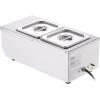 imageVEVOR Chocolate Tempering Machine 9 Lbs 2 Tanks Chocolate Melting Pot TEMP Control 86185 1500W Stainless Steel Electric Commercial Food Warmer For ChocolateMilkCream Melting and Heating2 Tank 9 LB