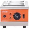 imageVEVOR Chocolate Tempering Machine 9 Lbs 2 Tanks Chocolate Melting Pot TEMP Control 86185 1500W Stainless Steel Electric Commercial Food Warmer For ChocolateMilkCream Melting and Heating2 Tank 9 LB