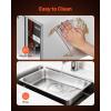 imageVEVOR Commercial Electric Drawer Warmer SingleDrawer Stainless Steel Food Warmer Freestanding Standard Warming Drawer Cabinet 85F185F Wide Temperature Range for Restaurant Hotel amp BakerySingle Drawer