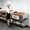 imageVEVOR Commercial Electric Drawer Warmer SingleDrawer Stainless Steel Food Warmer Freestanding Standard Warming Drawer Cabinet 85F185F Wide Temperature Range for Restaurant Hotel amp BakerySingle Drawer