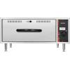 imageVEVOR Commercial Electric Drawer Warmer SingleDrawer Stainless Steel Food Warmer Freestanding Standard Warming Drawer Cabinet 85F185F Wide Temperature Range for Restaurant Hotel amp BakerySingle Drawer
