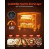 imageVEVOR Commercial Electric Drawer Warmer SingleDrawer Stainless Steel Food Warmer Freestanding Standard Warming Drawer Cabinet 85F185F Wide Temperature Range for Restaurant Hotel amp BakeryTwo Drawer