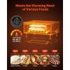 imageVEVOR Commercial Electric Drawer Warmer SingleDrawer Stainless Steel Food Warmer Freestanding Standard Warming Drawer Cabinet 85F185F Wide Temperature Range for Restaurant Hotel amp BakerySingle Drawer