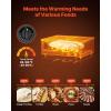 imageVEVOR Commercial Electric Drawer Warmer ThreeDrawer Stainless Steel Food Warmer Freestanding Compact Warming Drawer Cabinet 85F185F Wide Temperature Range for Restaurant Hotel Buffet amp BakeryMINISingle Drawer