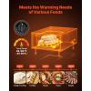 imageVEVOR Commercial Electric Drawer Warmer ThreeDrawer Stainless Steel Food Warmer Freestanding Compact Warming Drawer Cabinet 85F185F Wide Temperature Range for Restaurant Hotel Buffet amp BakerySingle Drawer