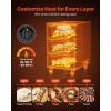 imageVEVOR Commercial Electric Drawer Warmer ThreeDrawer Stainless Steel Food Warmer Freestanding Compact Warming Drawer Cabinet 85F185F Wide Temperature Range for Restaurant Hotel Buffet amp BakeryThree Drawer