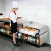 imageVEVOR Commercial Electric Drawer Warmer ThreeDrawer Stainless Steel Food Warmer Freestanding Compact Warming Drawer Cabinet 85F185F Wide Temperature Range for Restaurant Hotel Buffet amp BakeryMINISingle Drawer