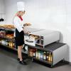 imageVEVOR Commercial Electric Drawer Warmer ThreeDrawer Stainless Steel Food Warmer Freestanding Compact Warming Drawer Cabinet 85F185F Wide Temperature Range for Restaurant Hotel Buffet amp BakerySingle Drawer