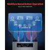 imageVEVOR Commercial Slushy Machine 12L Single Tank Frozen Drink Machine 48 Cups Stainless Steel Margarita Smoothie Frozen Drink Maker Slushie Maker for Home Party Restaurants Cafe Bars24L