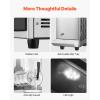 imageVEVOR Commercial Slushy Machine 12L Single Tank Frozen Drink Machine 48 Cups Stainless Steel Margarita Smoothie Frozen Drink Maker Slushie Maker for Home Party Restaurants Cafe Bars12L