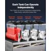 imageVEVOR Commercial Slushy Machine 12L Single Tank Frozen Drink Machine 48 Cups Stainless Steel Margarita Smoothie Frozen Drink Maker Slushie Maker for Home Party Restaurants Cafe Bars48L