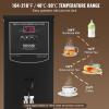 imageVEVOR Commercial Water Boiler 15L Electric Hot Water Dispenser with 316 Stainless Steel Heating Tube 1500W Stepbystep Fast Heating 50LH Hot Water Boiler for Coffee Tea Restaurant OfficeBlack