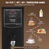 imageVEVOR Commercial Water Boiler 15L Electric Hot Water Dispenser with 316 Stainless Steel Heating Tube 1500W Stepbystep Fast Heating 50LH Hot Water Boiler for Coffee Tea Restaurant OfficeBlack