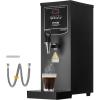 imageVEVOR Commercial Water Boiler 15L Electric Hot Water Dispenser with 316 Stainless Steel Heating Tube 1500W Stepbystep Fast Heating 50LH Hot Water Boiler for Coffee Tea Restaurant OfficeBlack