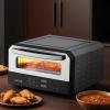 imageVEVOR Electric Pizza Oven Smart Pizzas Maker Indoor with 5 Preset 12Inch Countertop Pizza Cooker wTouch Srceen 750 Max Temp 2Min Rapid Baking Oven Thin amp Crispy Neapolitan Frozen New York12 Inch Smart Pizza Oven