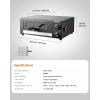 imageVEVOR Electric Pizza Oven Smart Pizzas Maker Indoor with 5 Preset 12Inch Countertop Pizza Cooker wTouch Srceen 750 Max Temp 2Min Rapid Baking Oven Thin amp Crispy Neapolitan Frozen New York12 Inch Pizza Oven