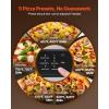 imageVEVOR Electric Pizza Oven Smart Pizzas Maker Indoor with 5 Preset 12Inch Countertop Pizza Cooker wTouch Srceen 750 Max Temp 2Min Rapid Baking Oven Thin amp Crispy Neapolitan Frozen New York12 Inch Smart Pizza Oven