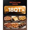 imageVEVOR Electric Pizza Oven Smart Pizzas Maker Indoor with 5 Preset 12Inch Countertop Pizza Cooker wTouch Srceen 750 Max Temp 2Min Rapid Baking Oven Thin amp Crispy Neapolitan Frozen New York12 Inch Air Fry Combo Pizza Oven