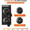 imageVEVOR Electric Pizza Oven Smart Pizzas Maker Indoor with 5 Preset 12Inch Countertop Pizza Cooker wTouch Srceen 750 Max Temp 2Min Rapid Baking Oven Thin amp Crispy Neapolitan Frozen New York16 Inch Pizza Oven