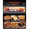 imageVEVOR Electric Pizza Oven Smart Pizzas Maker Indoor with 5 Preset 12Inch Countertop Pizza Cooker wTouch Srceen 750 Max Temp 2Min Rapid Baking Oven Thin amp Crispy Neapolitan Frozen New York12 Inch Smart Pizza Oven