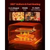 imageVEVOR Electric Pizza Oven Smart Pizzas Maker Indoor with 5 Preset 12Inch Countertop Pizza Cooker wTouch Srceen 750 Max Temp 2Min Rapid Baking Oven Thin amp Crispy Neapolitan Frozen New York12 Inch Air Fry Combo Pizza Oven