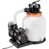imageVEVOR FlashPure Sand Filter Pump 14 in for Above Ground Pool 075 HP 3500 GPH Swimming Pool Filter System with Timer 6X Faster Filtration Media Installed LeakResistant Ready to Use Out of Box14 inch  075 HP  3500 GPH