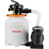 imageVEVOR FlashPure Sand Filter Pump 14 in for Above Ground Pool 075 HP 3500 GPH Swimming Pool Filter System with Timer 6X Faster Filtration Media Installed LeakResistant Ready to Use Out of Box12 inch  05 HP  3000 GPH