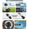 imageVEVOR FlashPure Sand Filter Pump 14 in for Above Ground Pool 075 HP 3500 GPH Swimming Pool Filter System with Timer 6X Faster Filtration Media Installed LeakResistant Ready to Use Out of Box12 inch  05 HP  3000 GPH