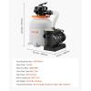 imageVEVOR FlashPure Sand Filter Pump 14 in for Above Ground Pool 075 HP 3500 GPH Swimming Pool Filter System with Timer 6X Faster Filtration Media Installed LeakResistant Ready to Use Out of Box12 inch  05 HP  3000 GPH