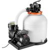 imageVEVOR FlashPure Sand Filter Pump 14 in for Above Ground Pool 075 HP 3500 GPH Swimming Pool Filter System with Timer 6X Faster Filtration Media Installed LeakResistant Ready to Use Out of Box16 inch  1 HP  4400 GPH
