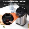 imageVEVOR Hot Water Dispenser Adjustable 4 Temperatures Water Boiler and Warmer 304 Stainless Steel Countertop Water Heater 3Way Dispense for Tea Coffee and Baby Formula 3L102 oz32 Quarts