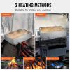 imageVEVOR Maple Syrup Evaporator Pan 112 Gal 24 x 18 x 6 Inch Maple Syrup 304 Stainless Steel Maple Syrup Pan Evaporator Pan with 1 Valve and 3 Heating Methods for Home Outdoor36 x 24 x 95 Inch