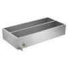 imageVEVOR Maple Syrup Evaporator Pan 112 Gal 24 x 18 x 6 Inch Maple Syrup 304 Stainless Steel Maple Syrup Pan Evaporator Pan with 1 Valve and 3 Heating Methods for Home Outdoor48 x 24 x 95 Inch