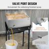imageVEVOR Maple Syrup Evaporator Pan 112 Gal 24 x 18 x 6 Inch Maple Syrup 304 Stainless Steel Maple Syrup Pan Evaporator Pan with 1 Valve and 3 Heating Methods for Home Outdoor24 x 24 x 95 Inch