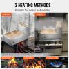 imageVEVOR Maple Syrup Evaporator Pan 112 Gal 24 x 18 x 6 Inch Maple Syrup 304 Stainless Steel Maple Syrup Pan Evaporator Pan with 1 Valve and 3 Heating Methods for Home Outdoor30 x 16 x 95 Inch