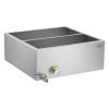imageVEVOR Maple Syrup Evaporator Pan 112 Gal 24 x 18 x 6 Inch Maple Syrup 304 Stainless Steel Maple Syrup Pan Evaporator Pan with 1 Valve and 3 Heating Methods for Home Outdoor24 x 24 x 95 Inch