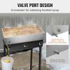 imageVEVOR Maple Syrup Evaporator Pan 236 Gal 24 x 24 x 95 Inch Maple Syrup 304 Stainless Steel Maple Syrup Pan Evaporator Pan with 1 Valve and 3 Heating Methods for Home Outdoor48 x 24 x 95 Inch
