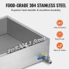 imageVEVOR Maple Syrup Evaporator Pan 236 Gal 24 x 24 x 95 Inch Maple Syrup 304 Stainless Steel Maple Syrup Pan Evaporator Pan with 1 Valve and 3 Heating Methods for Home Outdoor1 Fl Oz Pack of 1