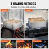 imageVEVOR Maple Syrup Evaporator Pan 236 Gal 24 x 24 x 95 Inch Maple Syrup 304 Stainless Steel Maple Syrup Pan Evaporator Pan with 1 Valve and 3 Heating Methods for Home Outdoor24 x 24 x 95 Inch