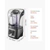 imageVEVOR Professional Blender for Smoothies 85 oz 1400Wwith Powerful Motor MultiFunctional Food Processing for SmoothieMilkshakeJuice Fits for KitchenDark Grey