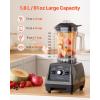 imageVEVOR Professional Blender for Smoothies 85 oz 1400Wwith Powerful Motor MultiFunctional Food Processing for SmoothieMilkshakeJuice Fits for KitchenGrey