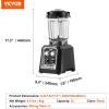 imageVEVOR Professional Blender for Smoothies 85 oz 1400Wwith Powerful Motor MultiFunctional Food Processing for SmoothieMilkshakeJuice Fits for Kitchenblack